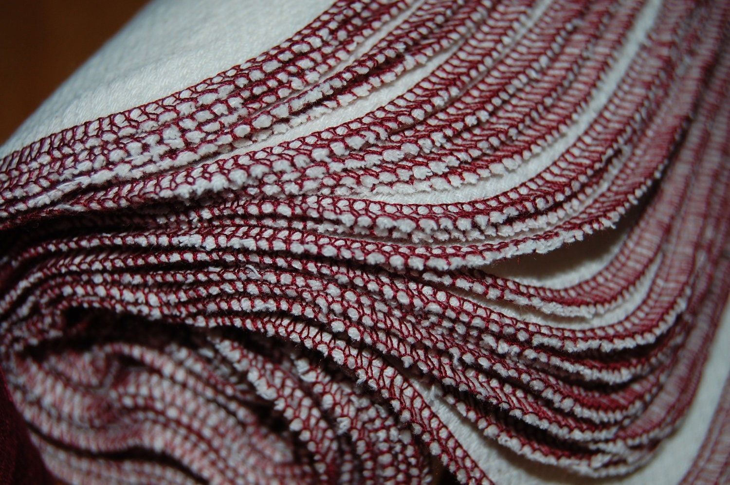 26 Bird-E Towels with Red Currant Thread Edges (unpaper towels, eco friendly paper towel replacement)