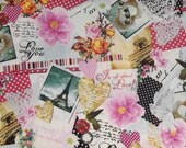 Love Letters From Paris Fabric BTY