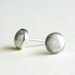 white howlite stud earrings post earings sterling silver