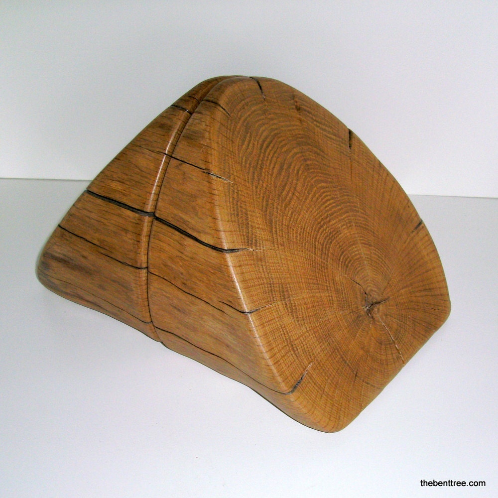 Bookends Handmade from Red Oak Log