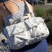 Anchor Screen printed Canvas Duffel