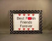 PDF/JPEG Best F-ckin Friends Forever (Pattern)