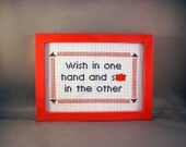 PDF/JPEG Wish in one hand and sh-t in the other (Pattern)