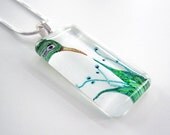 Fantastic Voyages: The Curious Bird - OOAK art pendant