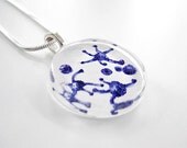 Petri Dish Me - Specimen 31YY - science glass pendant OOAK
