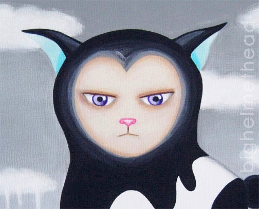 Mookitten - Animalia Fantastica - original surreal art