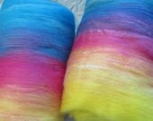 Homemade 4 ounce batt Rainbow