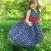 Red White and Blue Girls Patriotic Dress