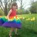 Girls Rainbow Party Dress Sizes 2t 3t 4t 5t and 6