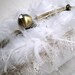 15% COUPON SALE, Luxury, couture, bridal clutch, purse, white, crystals, feathers, winter wedding, icy, beaded strap, White Swan