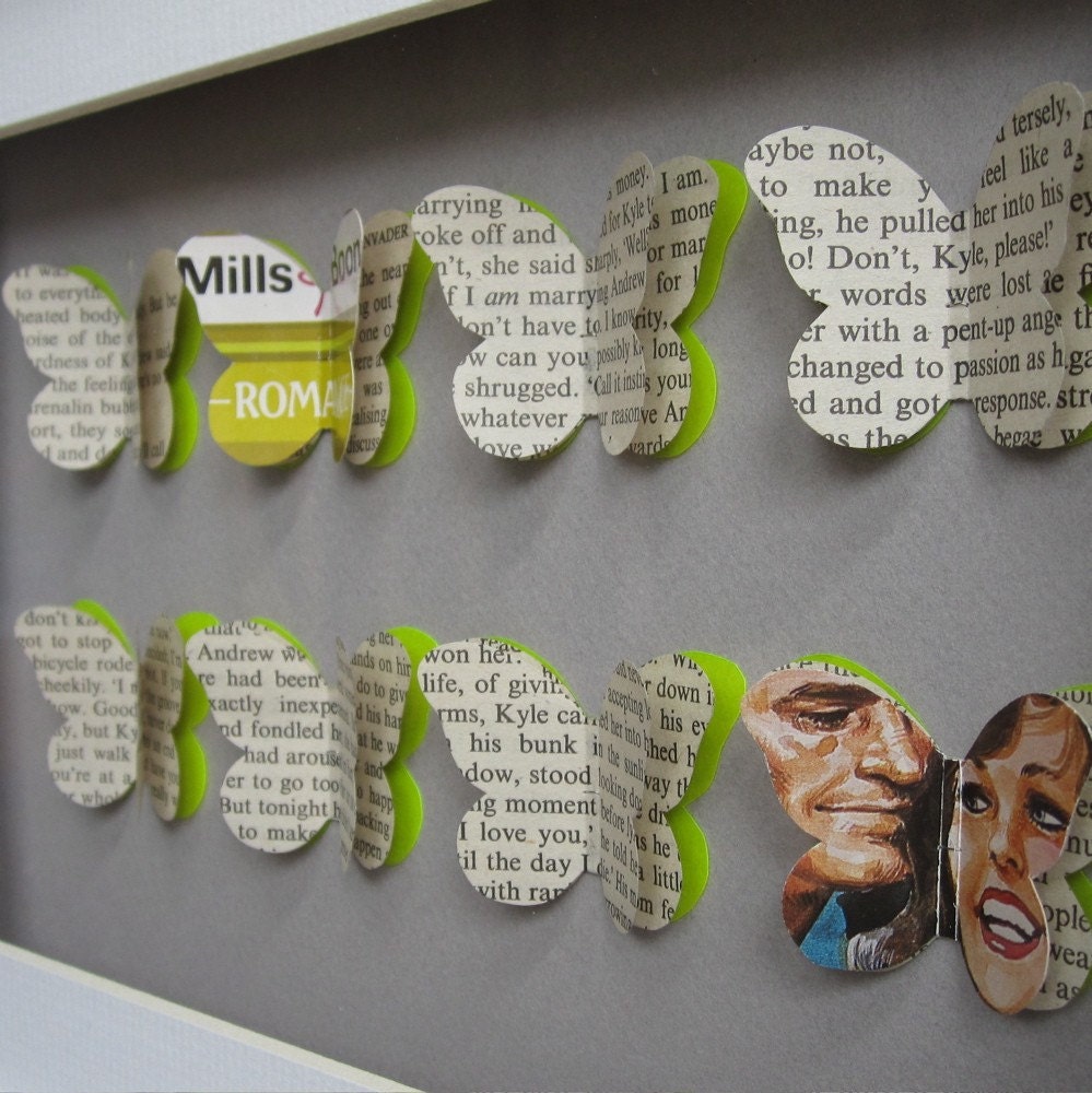 A Mills and Boon Romance - Butterfly Framed art