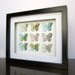 Our Travels - Custom Vintage Map Butterfly Art