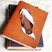 Leather Bookmark Art-Horse Painting-Gypsy Vanner-Equine Art-Back to School