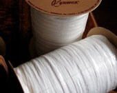 27 Wraphia Spools - 8 Bright White and 19 Chocolate Brown