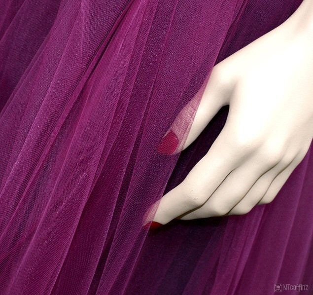 Burgundy Wine Formal Prom Tulle Skirt ...All Adult Sizes... MTCoffinz
