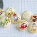 Zoom Vroom...Tack Pack of 8. Fabric Push Pins. Gift Tin