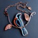 Bluebird On A Branch Necklace RESERVED for KB
