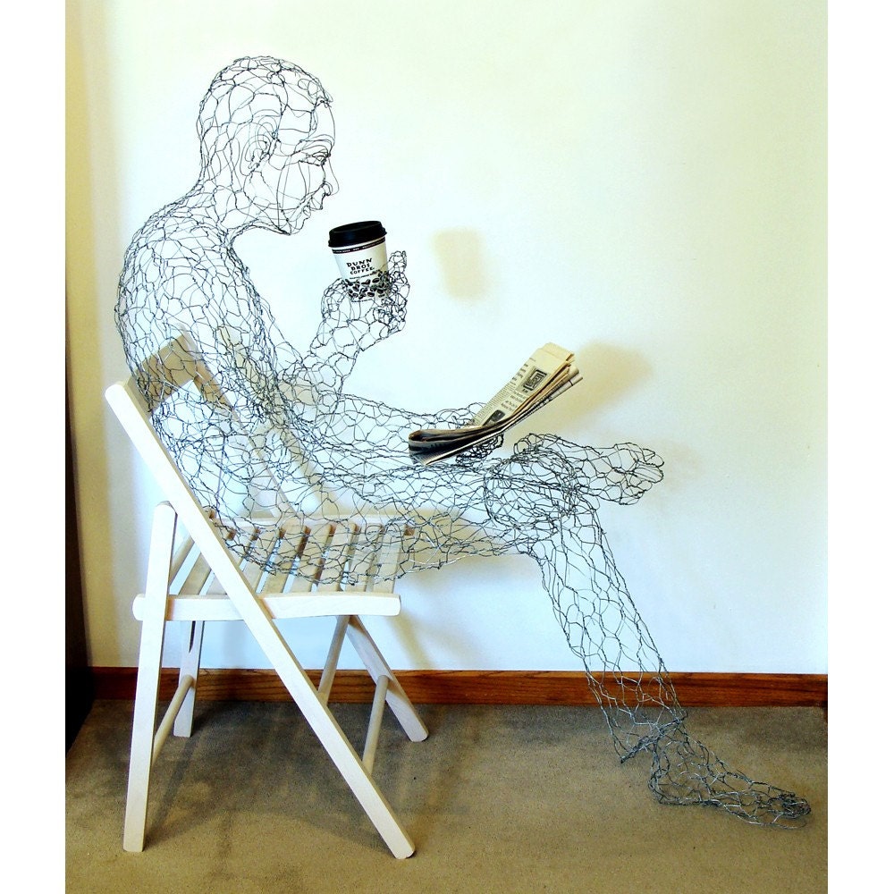 Coffee Man - Reserved for TheEtsyCollection