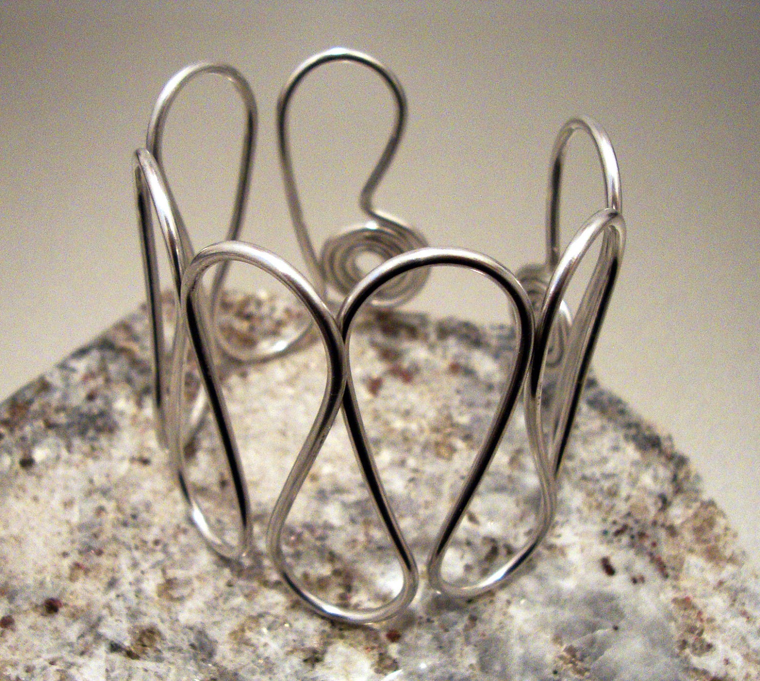 Aluminum Ribbon Cuff Bracelet