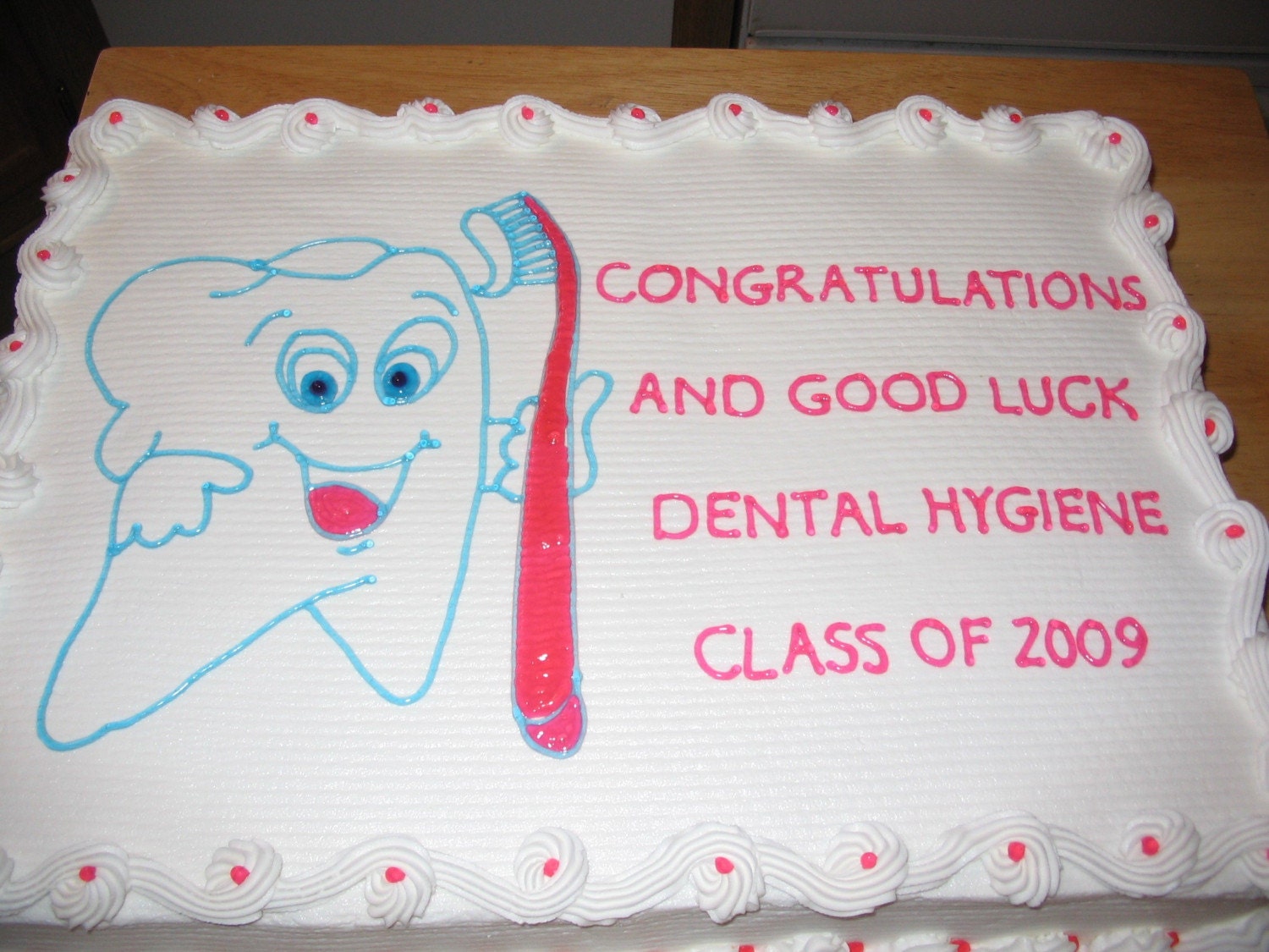 Items similar to Dental Hygiene graduation 12 x 18 Sheet Cake on Etsy