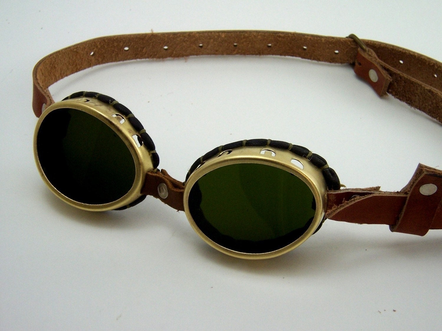 Steampunk Brass Goggles Sunglasses Larp Victorian By Brazendevice 