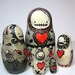 ON SALE Zombie Nesting Art Dolls