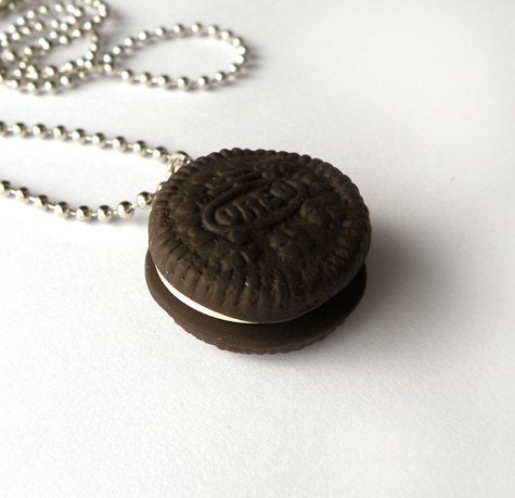 Oreo Cookie Necklace
