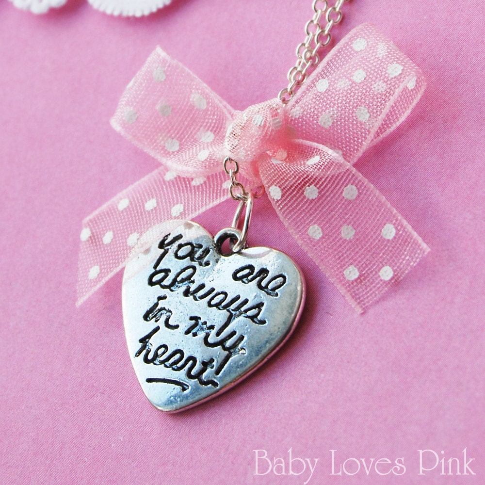 You Are Always In My Heart - Forever Love Necklace