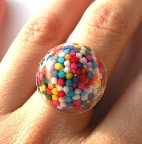 Mini Rainbow Bits Ring