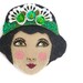 Reserved for Sophie - Jazz Age Girl Fabric Brooch