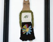 Folk art--- Cat---Original Art