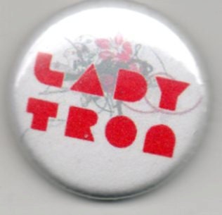 Ladytron 1in pinback badge