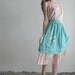 vintage Robin's Egg handpainted apron