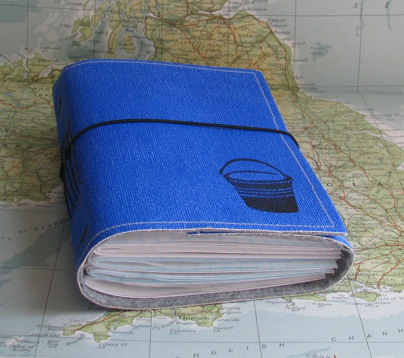bucket list journal with maps featured in Better Homes and Gardens Gift Guide