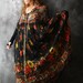 Reserved for Anna Kwon Adjusted Balance listing Vintage 80's Sweet Gypsy Rose Dress. Sheer Hippie India