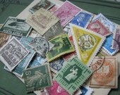 Vintage International Postage Stamps. Pack of 30