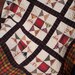 EVENING STAR, 52 in plaid cabin quilt
