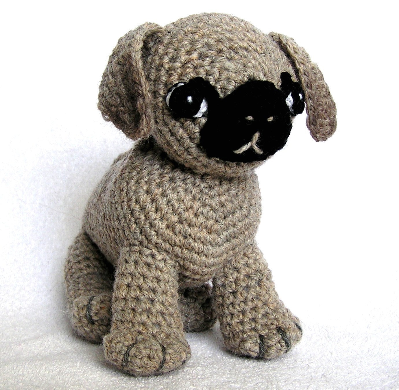 PDF Crochet Pattern A PUG Named Ted