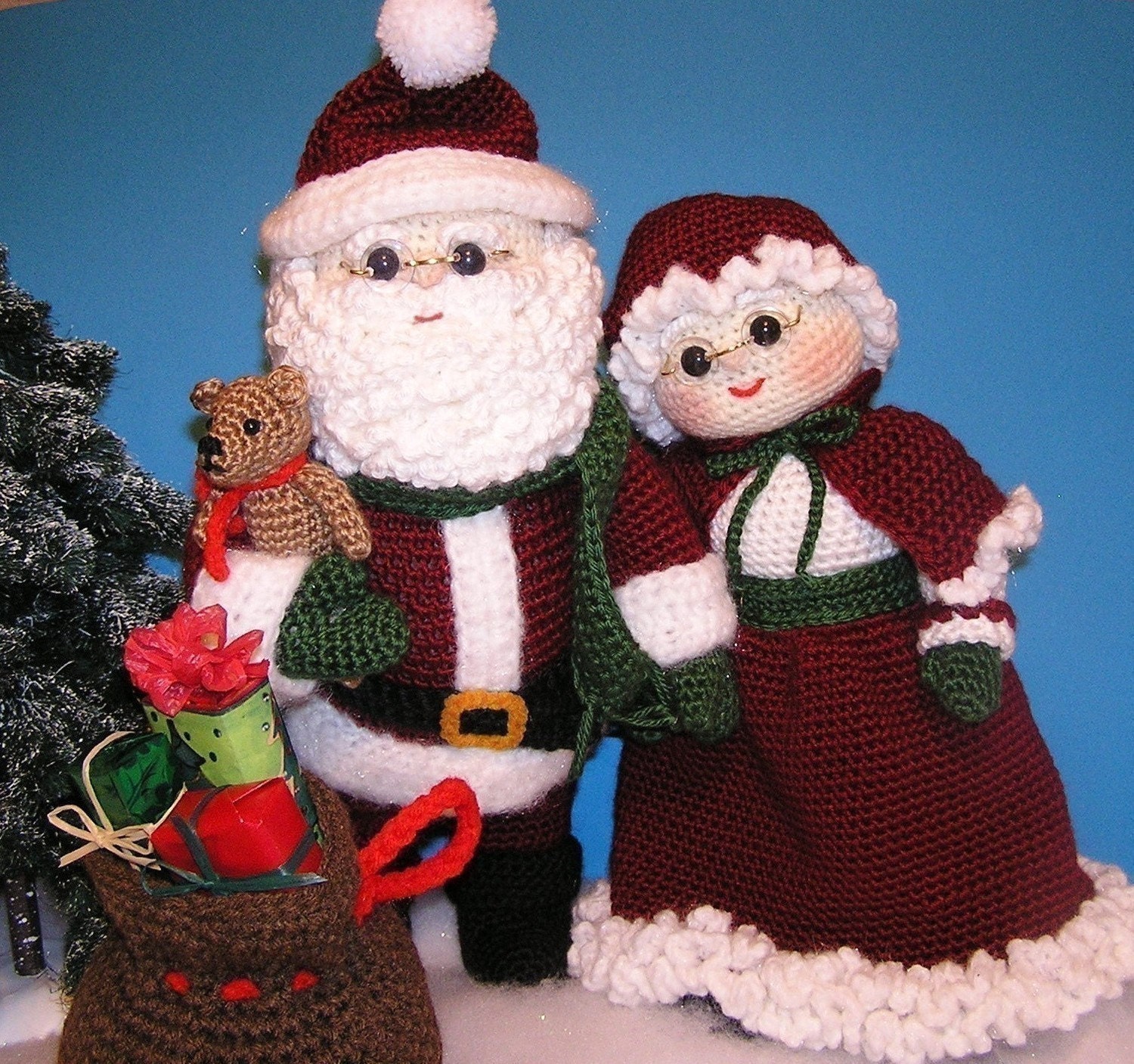 Pdf Crochet Pattern MR and MRS SANTA