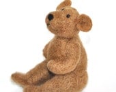Brown Bear Needle Felting Kit - Do it Yourself craft - learn how to needle felt