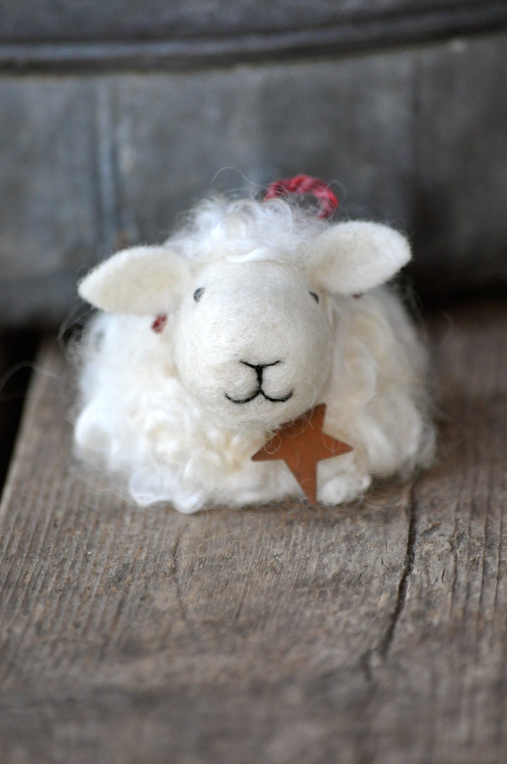 Needle Felted animal Sheep, Lamb