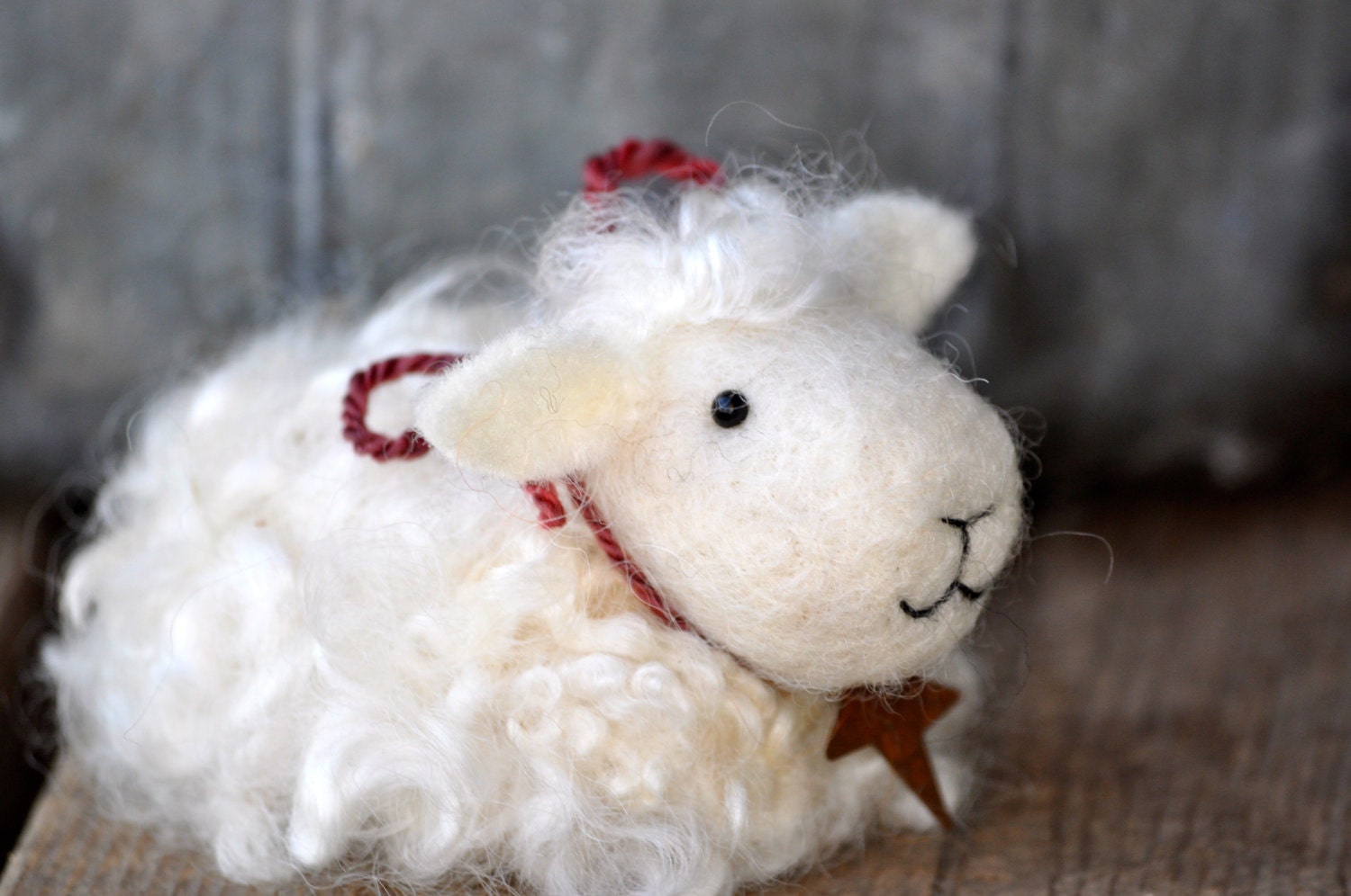 Needle Felted animal Sheep, Lamb