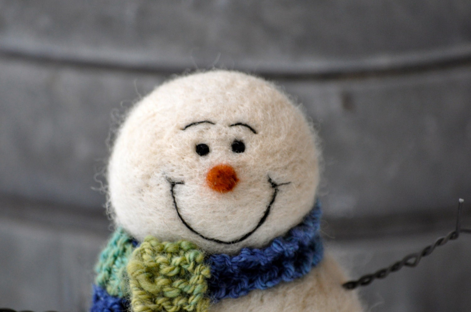 Snowman, Needle felted snowmen Holiday decor 78