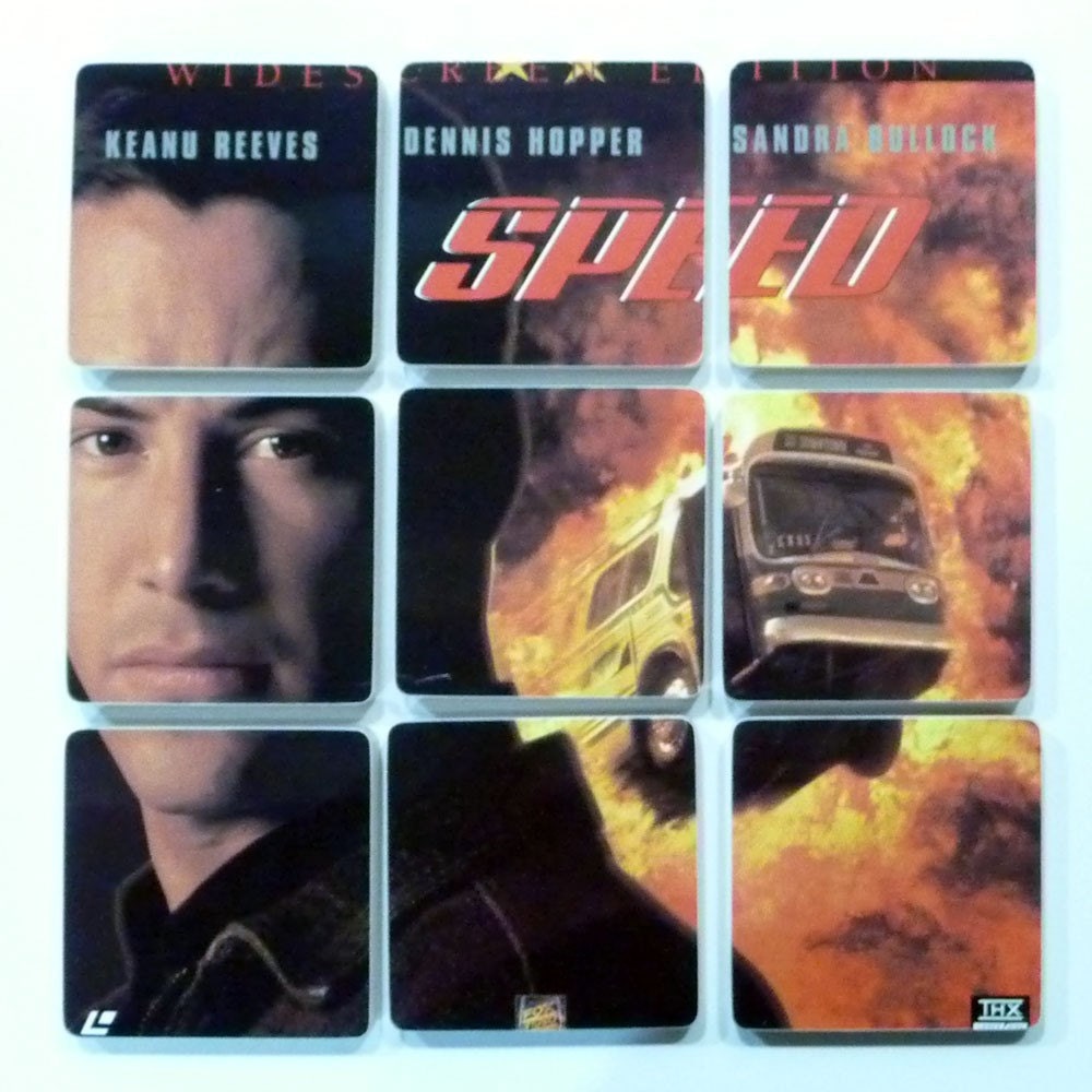 Coasters with Laserdisc basket from  SPEED Album
