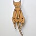 kitty cat moveable paper doll (in ginger)