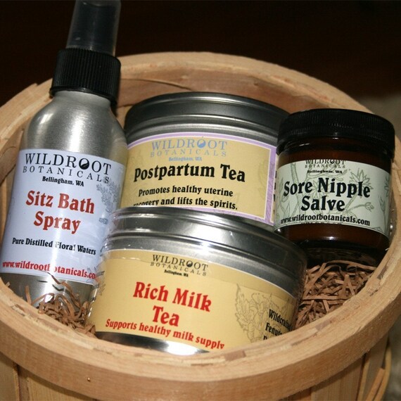 Buy announcements gift baskets - Post Partum Gift Basket