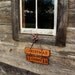 Christmas Cabin Decoration Sign Decor Wood Burned Rustic Wooden Lodge Chalet