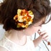 autumn foliage hair clip - LEAFY SPRIG - rustic chic flower accessory