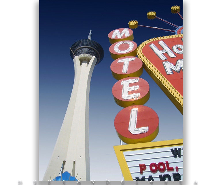 Vegas Photograph, Las Vegas Photos, Neon Sign, Fine Art Print, 8x10