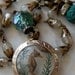 RESERVED Seahorse-antique vintage real seahorse assemblage necklace